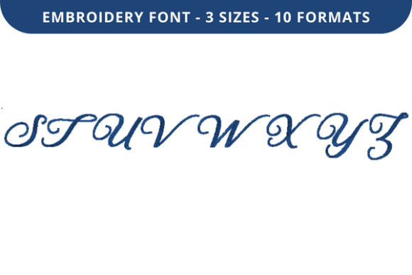 Besides Me Font S to Z: A Seasonal Embroidery Font Review