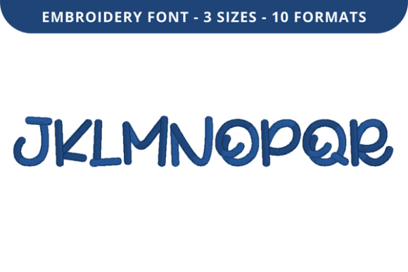 Buzzlova Font J to R: A Seasonal Embroidery Review