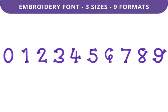 Curves and Bones Font 0 to 9 Review