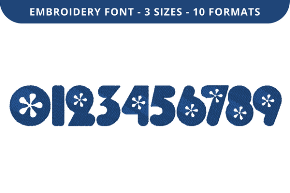 Daisy Font 0 to 9: A Boutique Embroidery Review