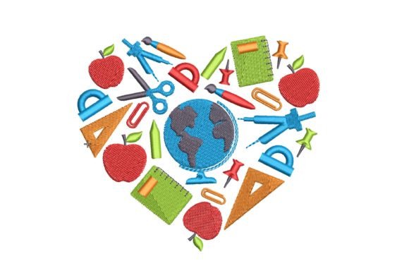 Teacher’s Day Embroidery Design