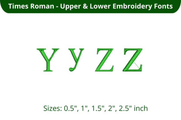 Times Roman Font YZ: Clean, Classic, Craft-Fair-Ready
